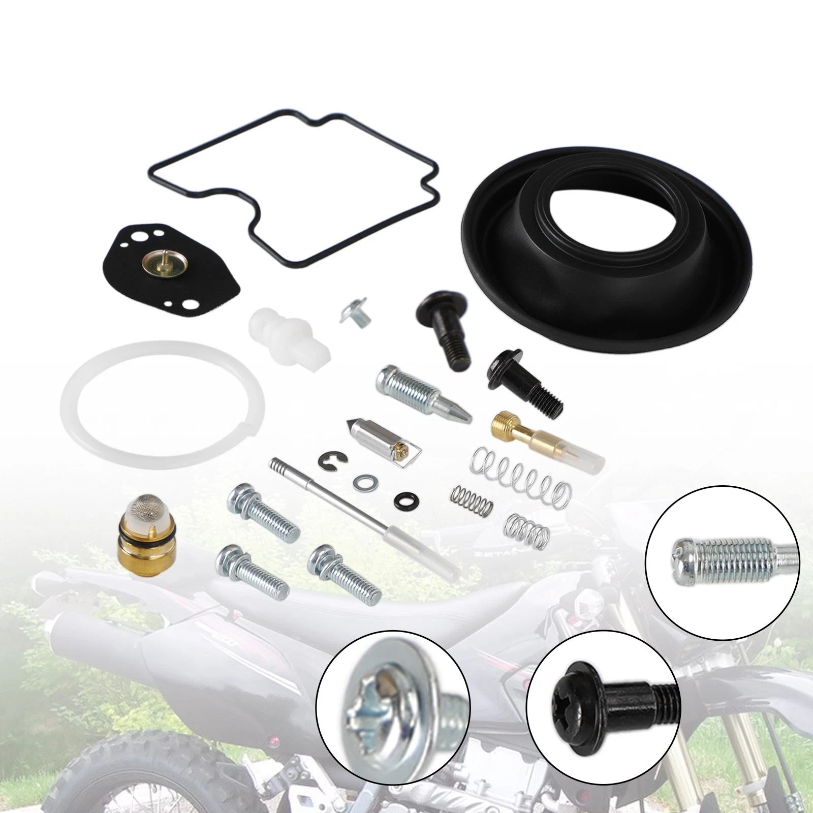 Carburetor Rebuild Kit for Suzuki DRZ400 DRZ400E DRZ400S DRZ400SM (T9)