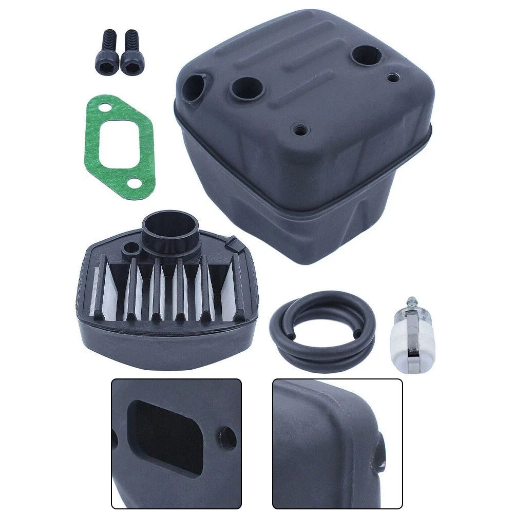 Replacement Muffler Exhaust Pipe Set for 357XP 359 355 357 Chainsaws