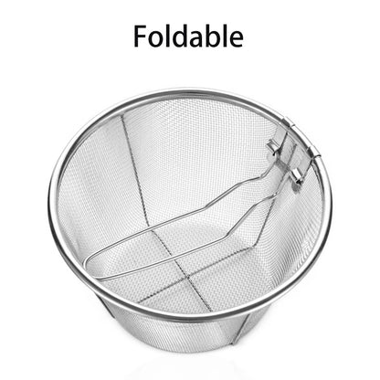 Stainless Steel Strainer Basket for Quick Cooking Cleanup