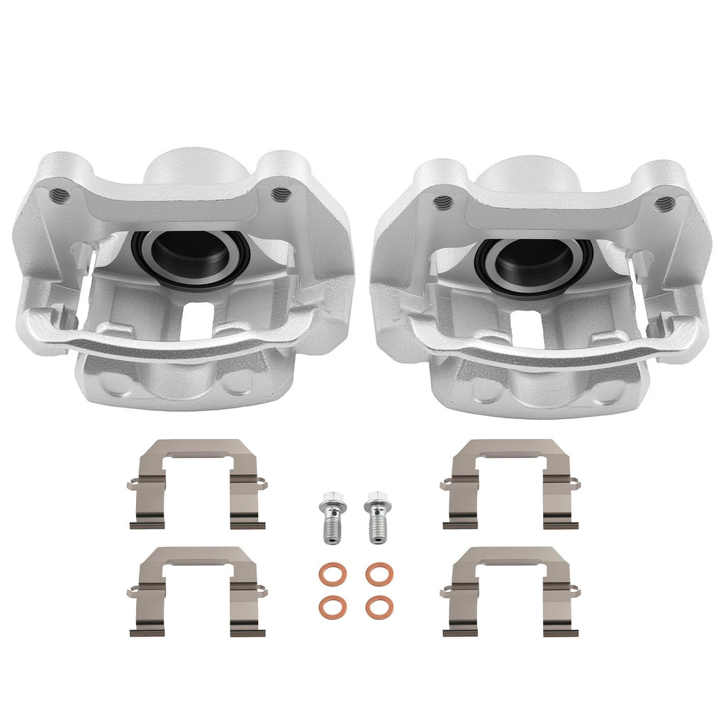 Front Disc Brake Calipers w/ Brackets for Buick Regal/Cascada (2011–2019)