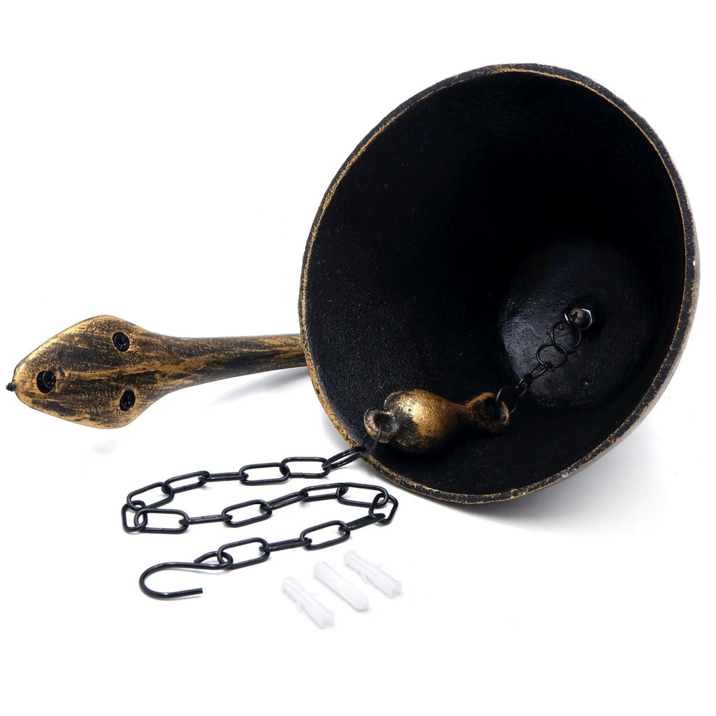 Outdoor Dinner Bell for Ranch House Front Door Interior