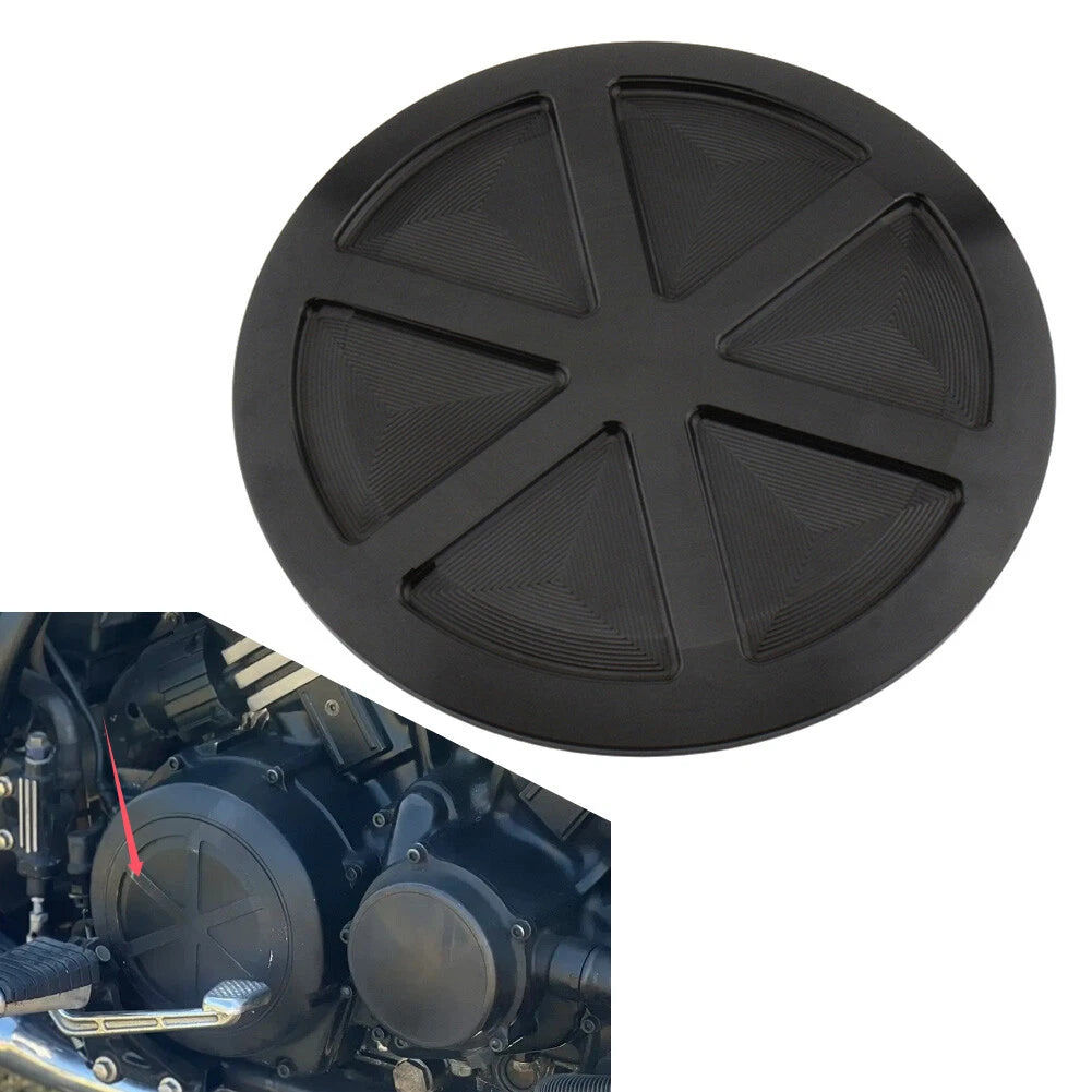 BLK Clutch Cover Side Engine Decorative Cover For Yamaha VMax V-Max 1200 1985-07