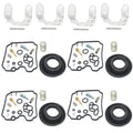 4X Carburetor Diaphragm Repair Kit for TDM850 (1991–1993), FZR1000 (1989–1995), XTZ750 (1989–1993)