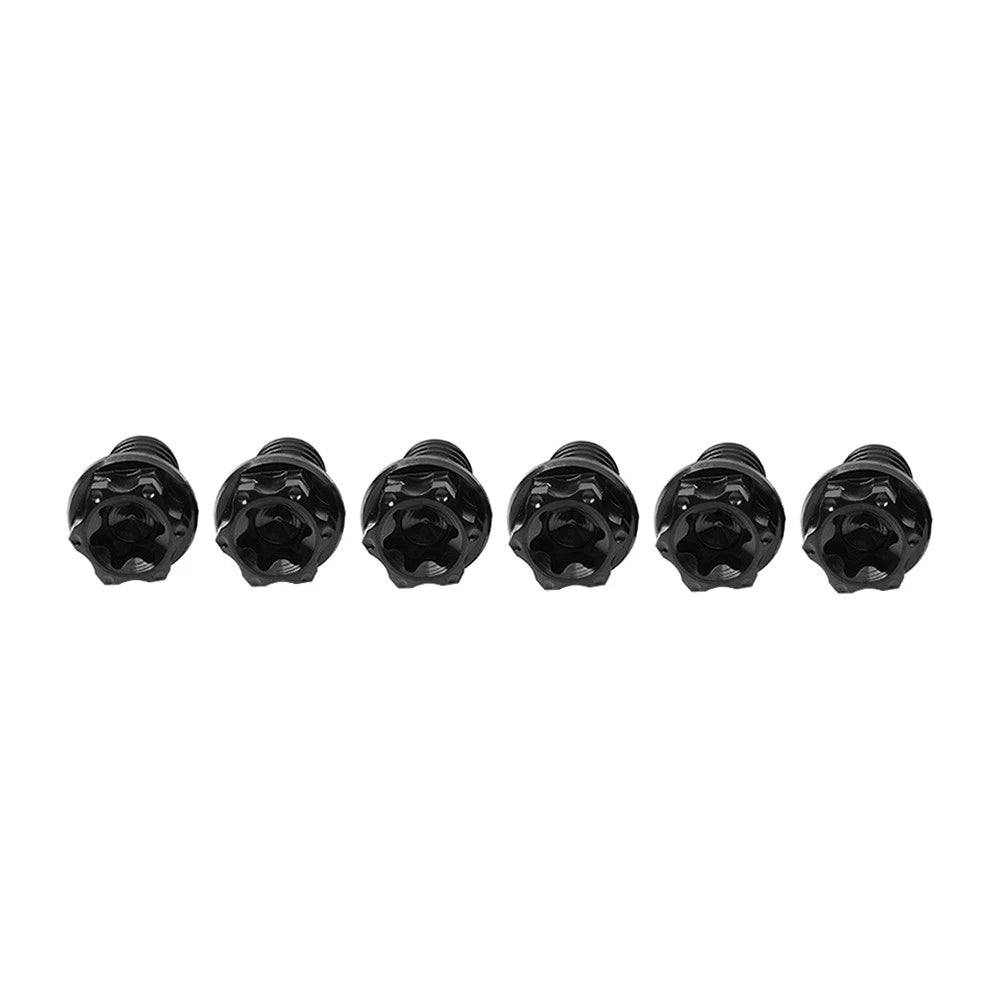 6pcs M8x30mm Titanium Torx Head Flange Bolts for Motorcycle Bike