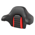 Chopped Trunk Backrest for Harley Touring (2014–2025) Black Red