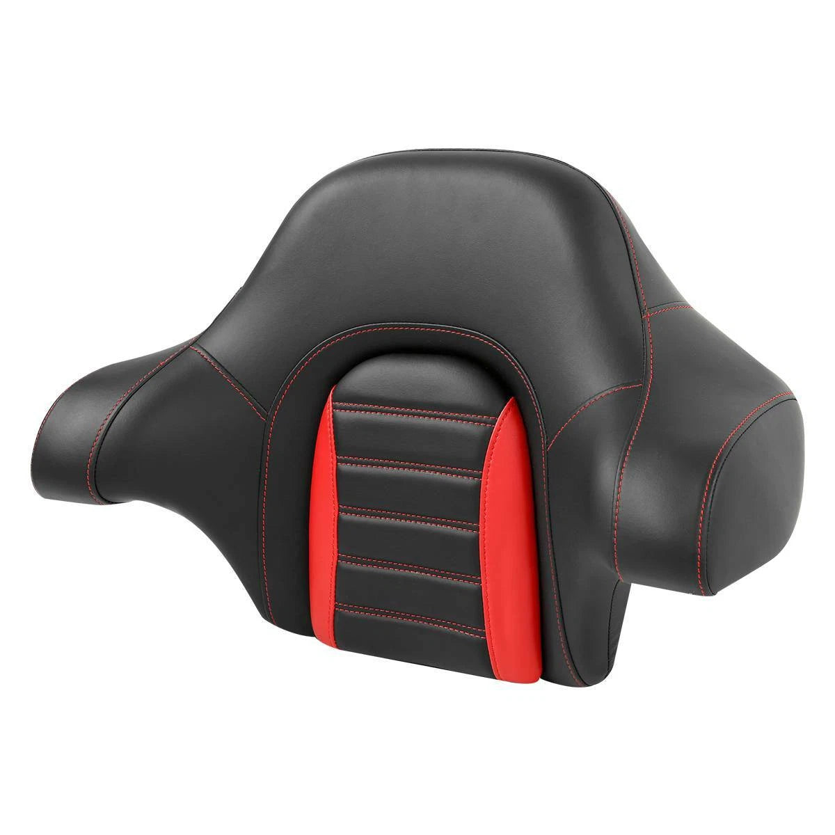 Chopped Trunk Backrest for Harley Touring (2014–2025) Black Red