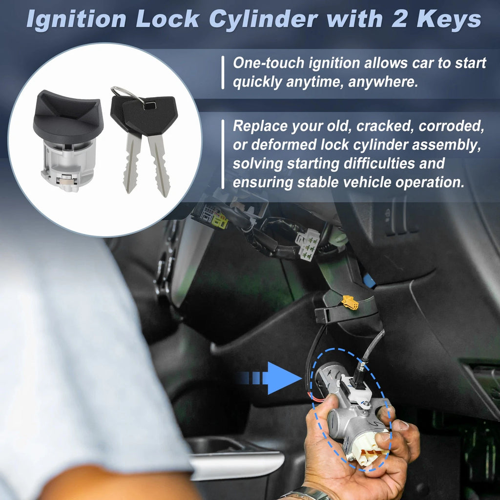 Ignition Lock Switch Assembly Replacement for Dodge Ram 1500 2500 3500 (1997–2003)