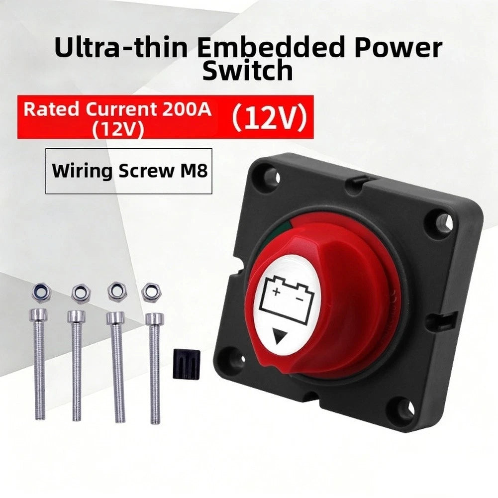 12V 200A Battery Disconnect Switch for RV Boat