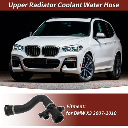 Upper Radiator Coolant Hose Replacement for BMW X3 2.5L 3.0L (2007–2010)
