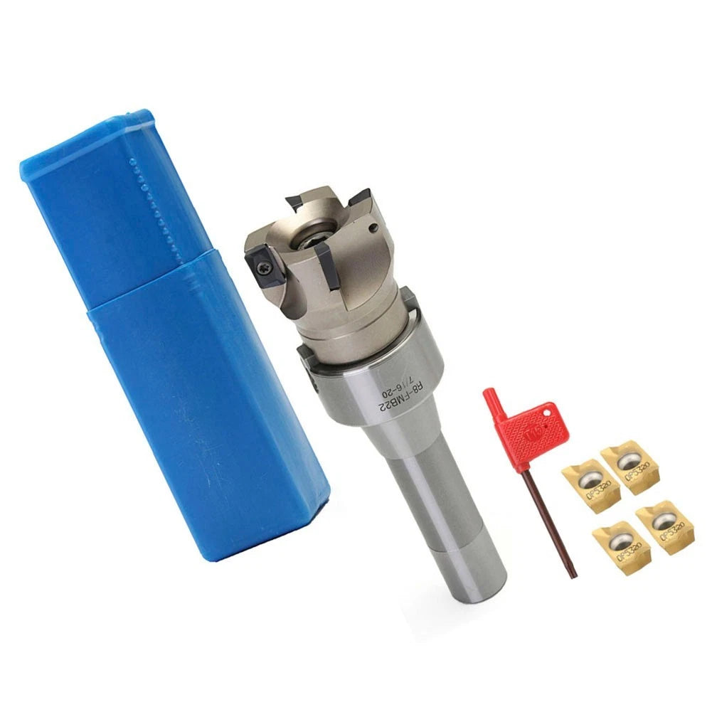 Set of 4 Milling Cutters 22mm Shank 400R 4 Blade
