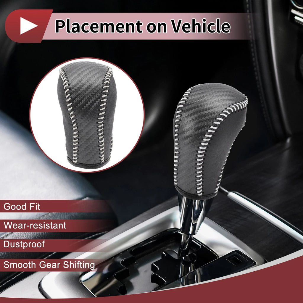 Gear Shift Knob Cover Replacement for Mazda CX-5 (2013–2014) Beige Leather