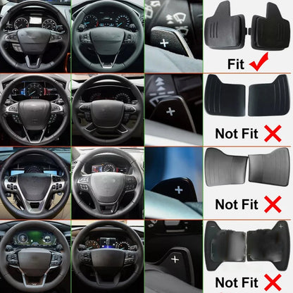 Steering Wheel Shifter Paddle Extensions for Ford Focus EcoSport Escape Kuga