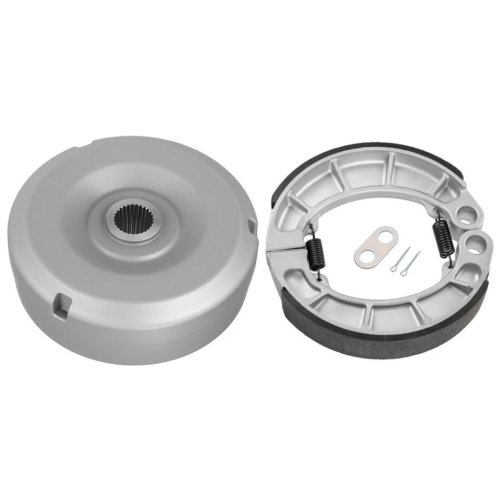 Rear Brake Drum Hub & Shoes for Honda Rancher 400 TRX400FA TRX400FGA (2004–2007)