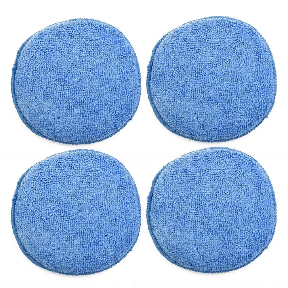 Set of 5 Microfiber Polishing Pads for Car Cleaning
