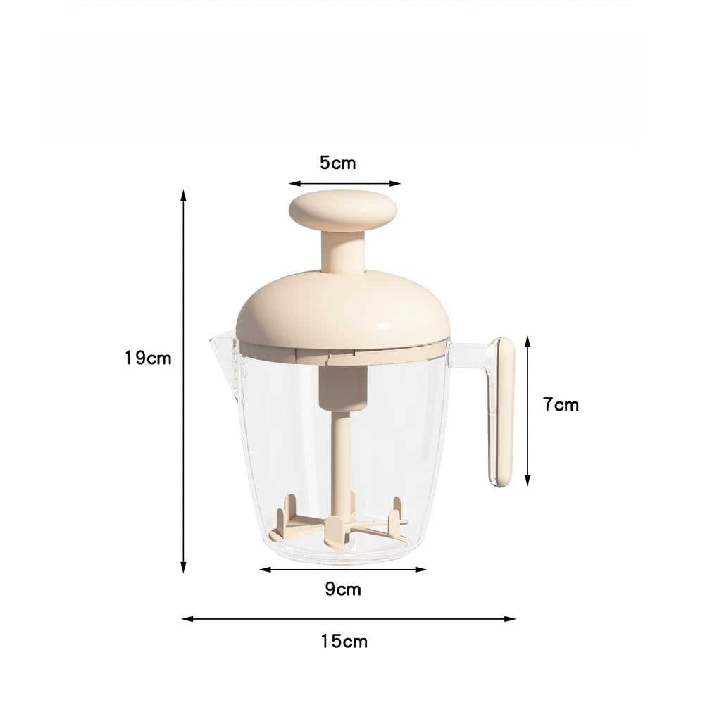 550ML Manual Mixer with Filter Mesh for Easy Operation