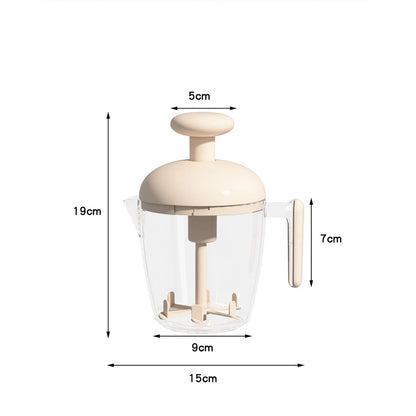 550ML Manual Mixer with Filter Mesh for Easy Operation