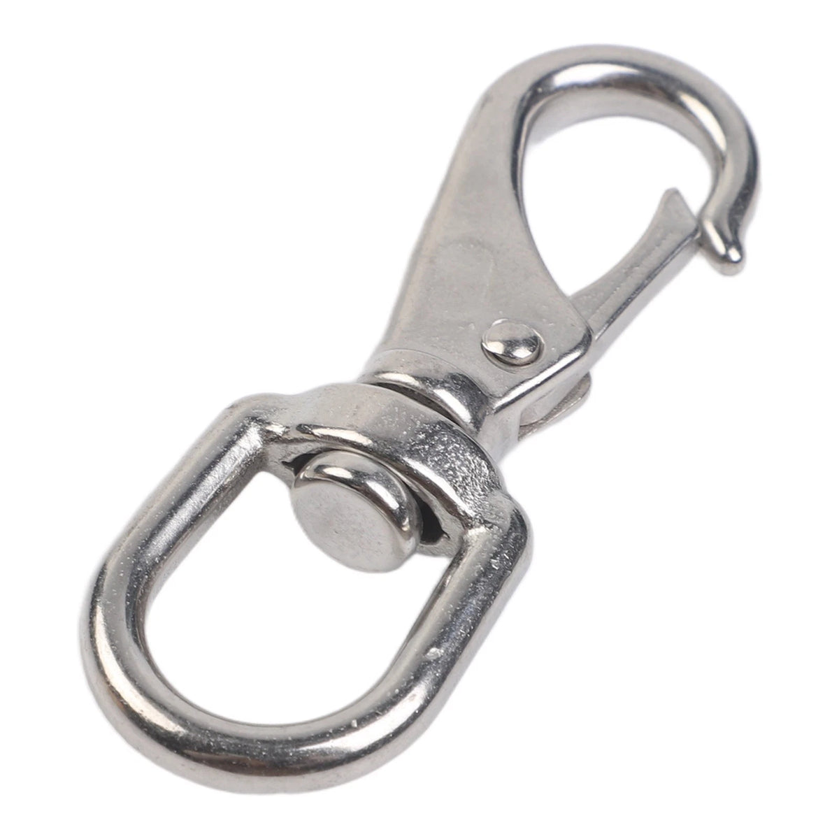 316 Stainless Steel Spring Hook for Diving and Pets (360 Degree Rotation)