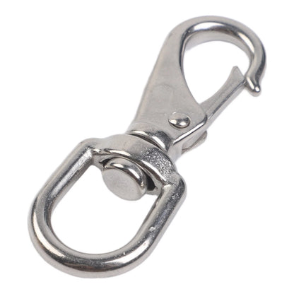 316 Stainless Steel Spring Hook for Diving and Pets (360 Degree Rotation)