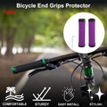 Bike Handlebar Grip Covers 128mm Lightweight MTB End Grips Protector Set for