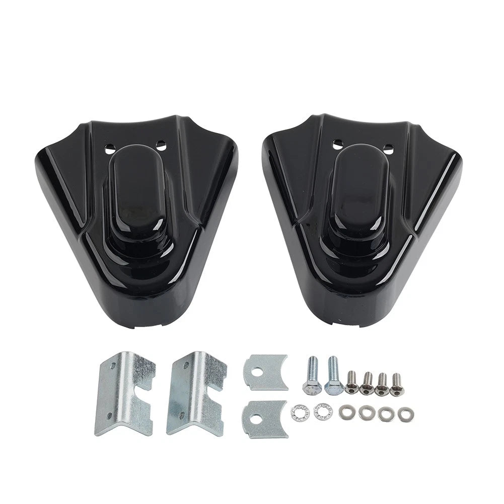 Rear Metal Swingarm Axle Covers for Harley Softail Fat Boy (EFI) (2000–2017)