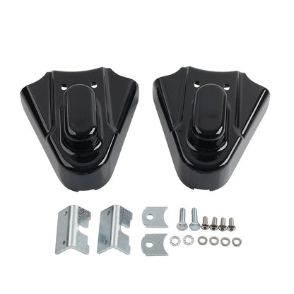 Rear Metal Swingarm Axle Covers for Harley Softail Fat Boy (EFI) (2000–2017)