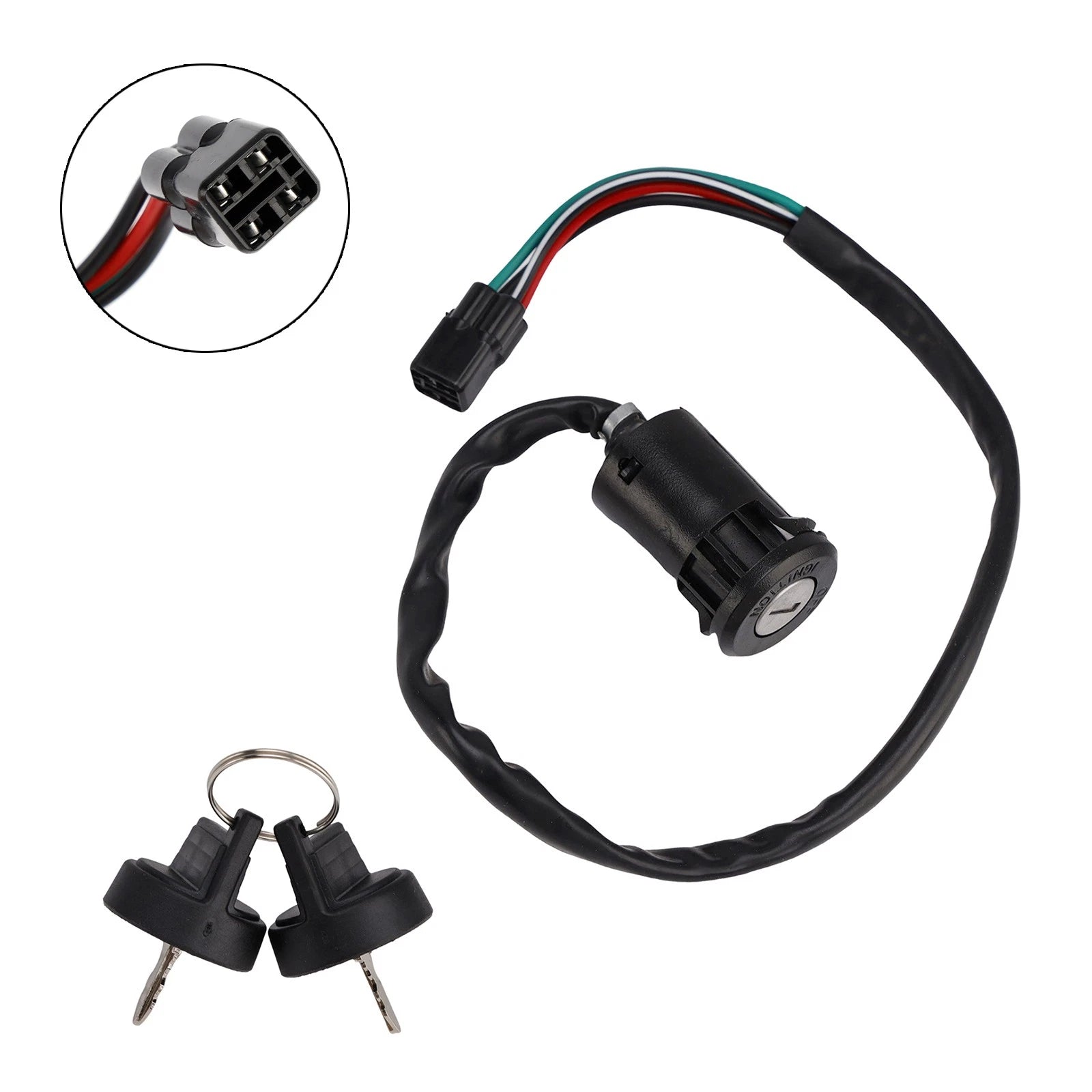Ignition Key Switch 35100-HP1-003 for Honda TRX450R (2004–2009)