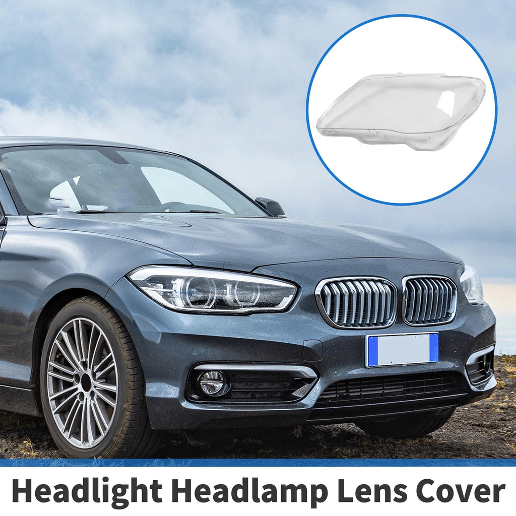 Front Left Headlight Lens Cover Replacement for BMW 7 Series E65 (2002–2008)