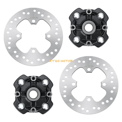 Front Left Right Wheel Hub w/Brake Rotor for Honda Rancher 420 TRX420 (2014–2024)