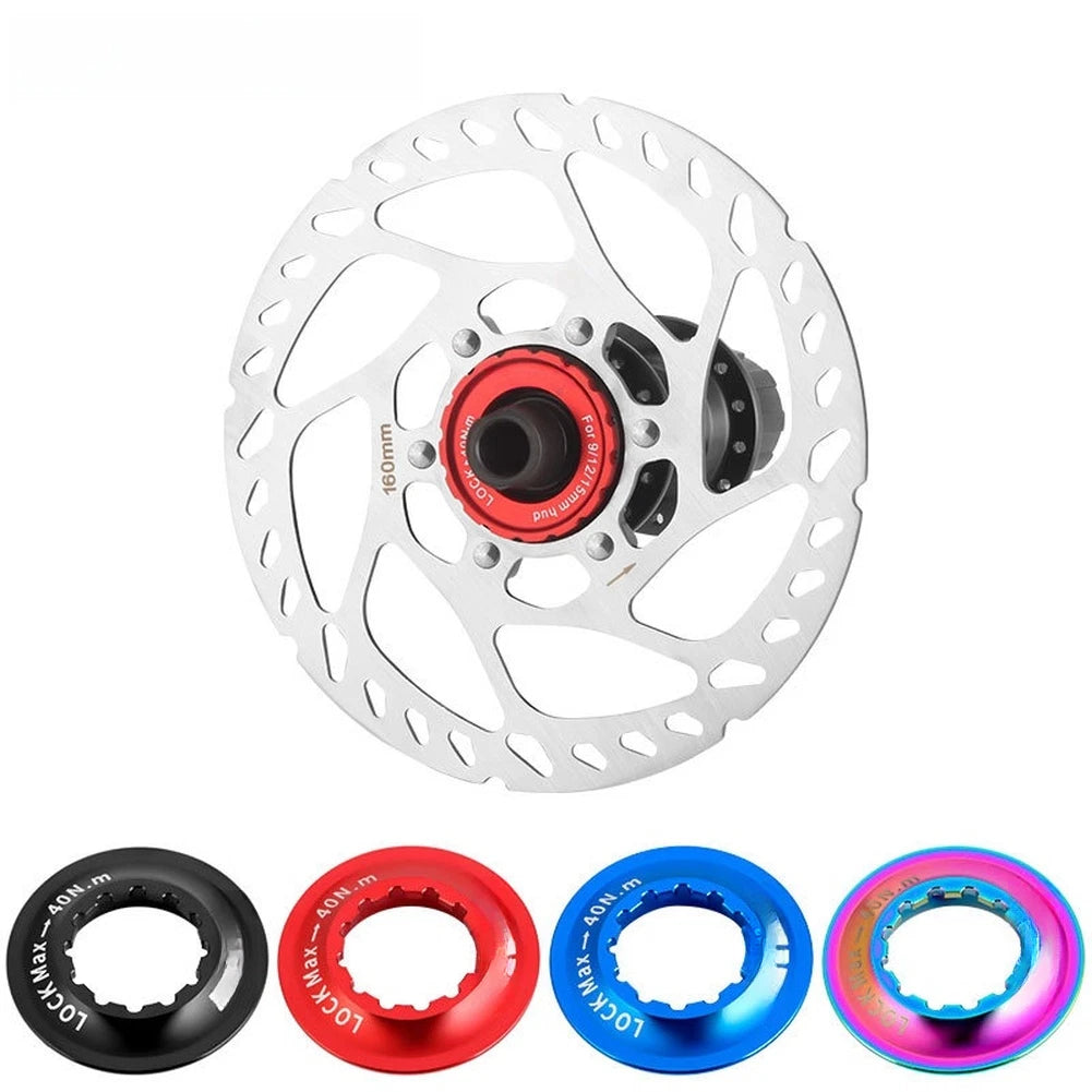 Aluminum Alloy Center Lock Disc Brake Adapter for 6 Bolt Hub
