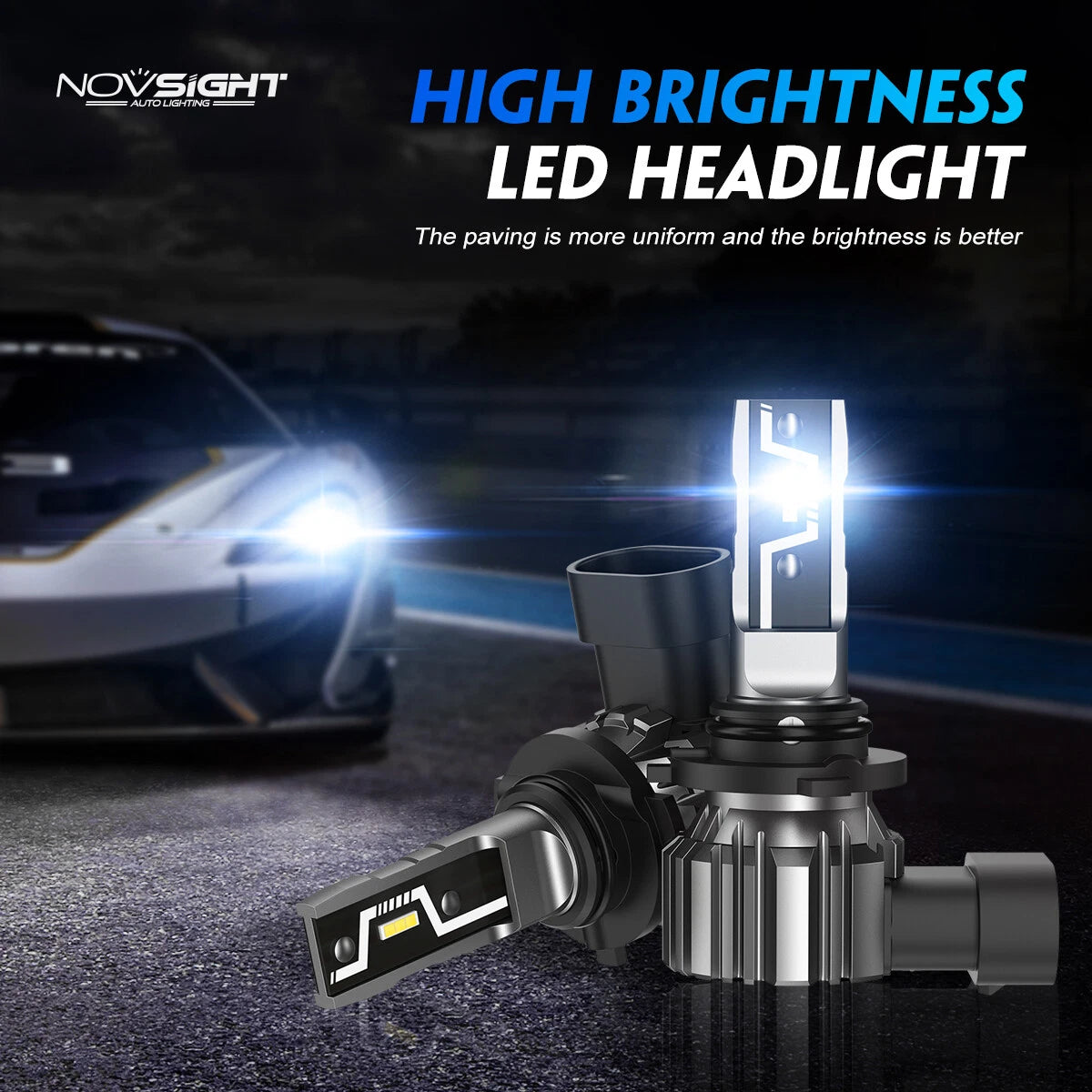 2X 9005 HB3 LED Headlight Bulb Conversion Kit for