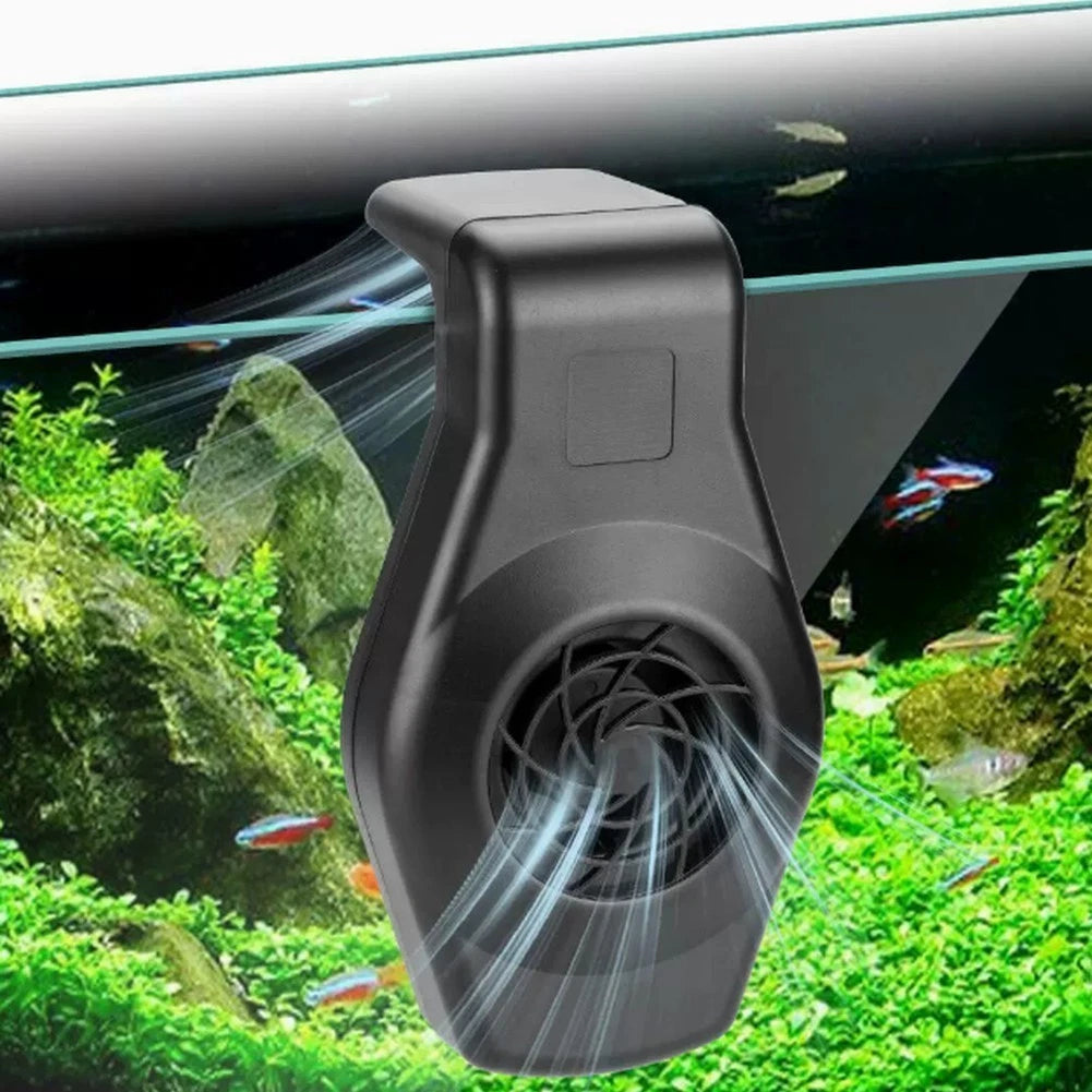 USB aquarium fan with 2-speed adjustment for small tanks