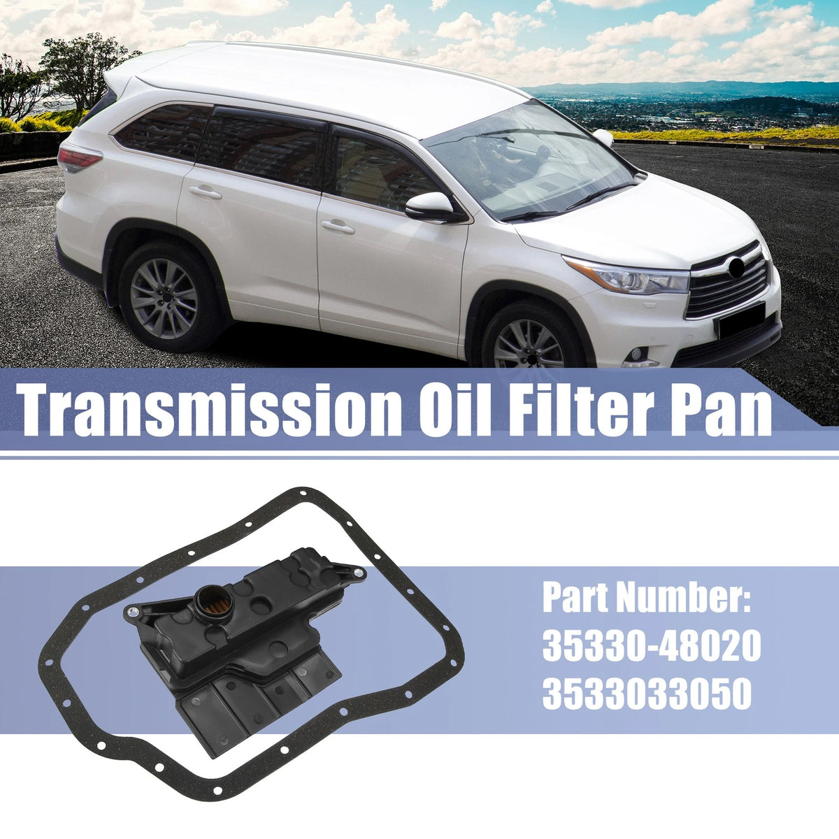 Transmission Filter Oil Pan Gasket Kit for Toyota 35330-48020 (2007–2015)