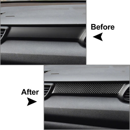 Carbon Fiber Co-pilot Dashboard Cover Trim for Hyundai Veloster (2019–2023)
