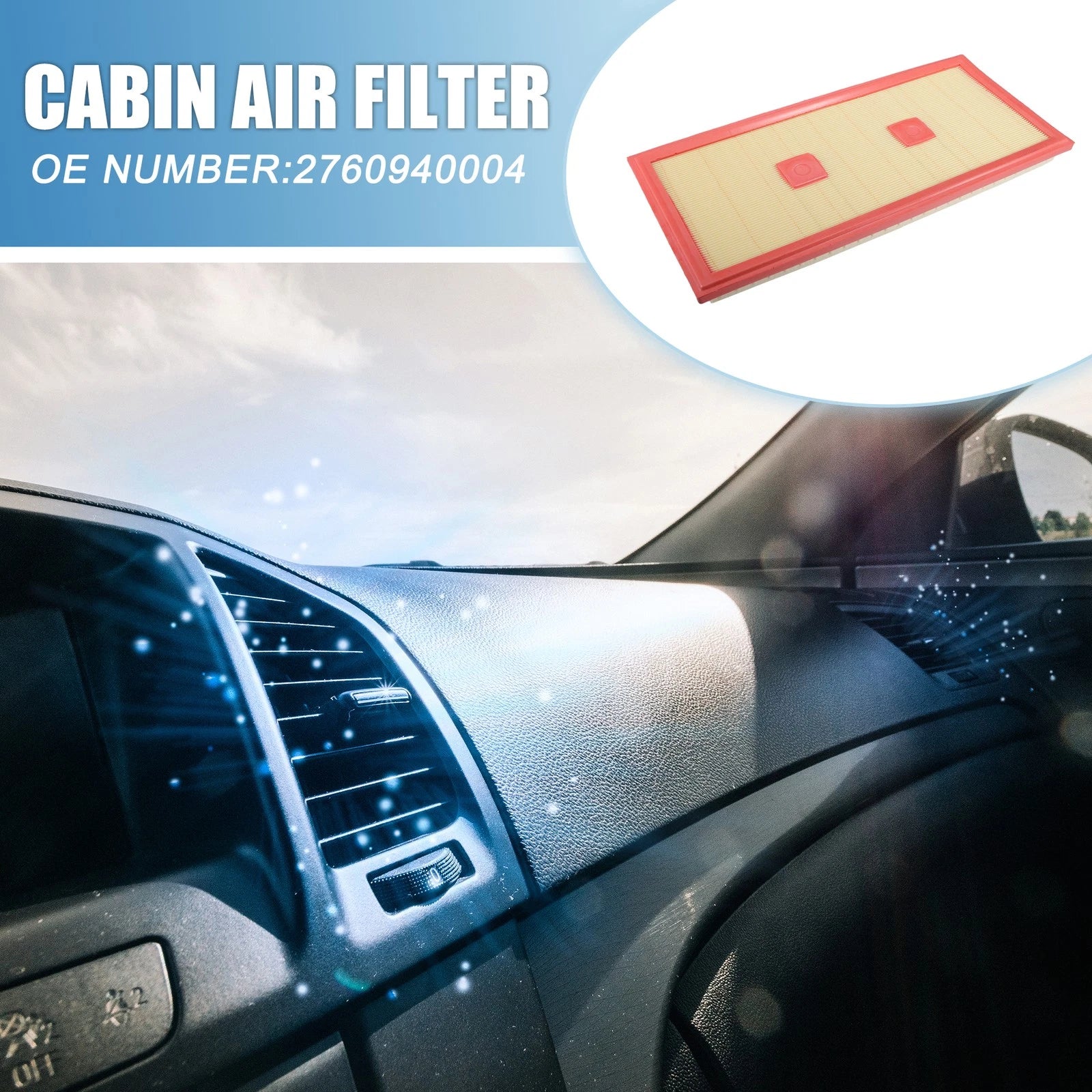 Cabin Air Filter for Mercedes-Benz C300 (2013–2014) Replacement