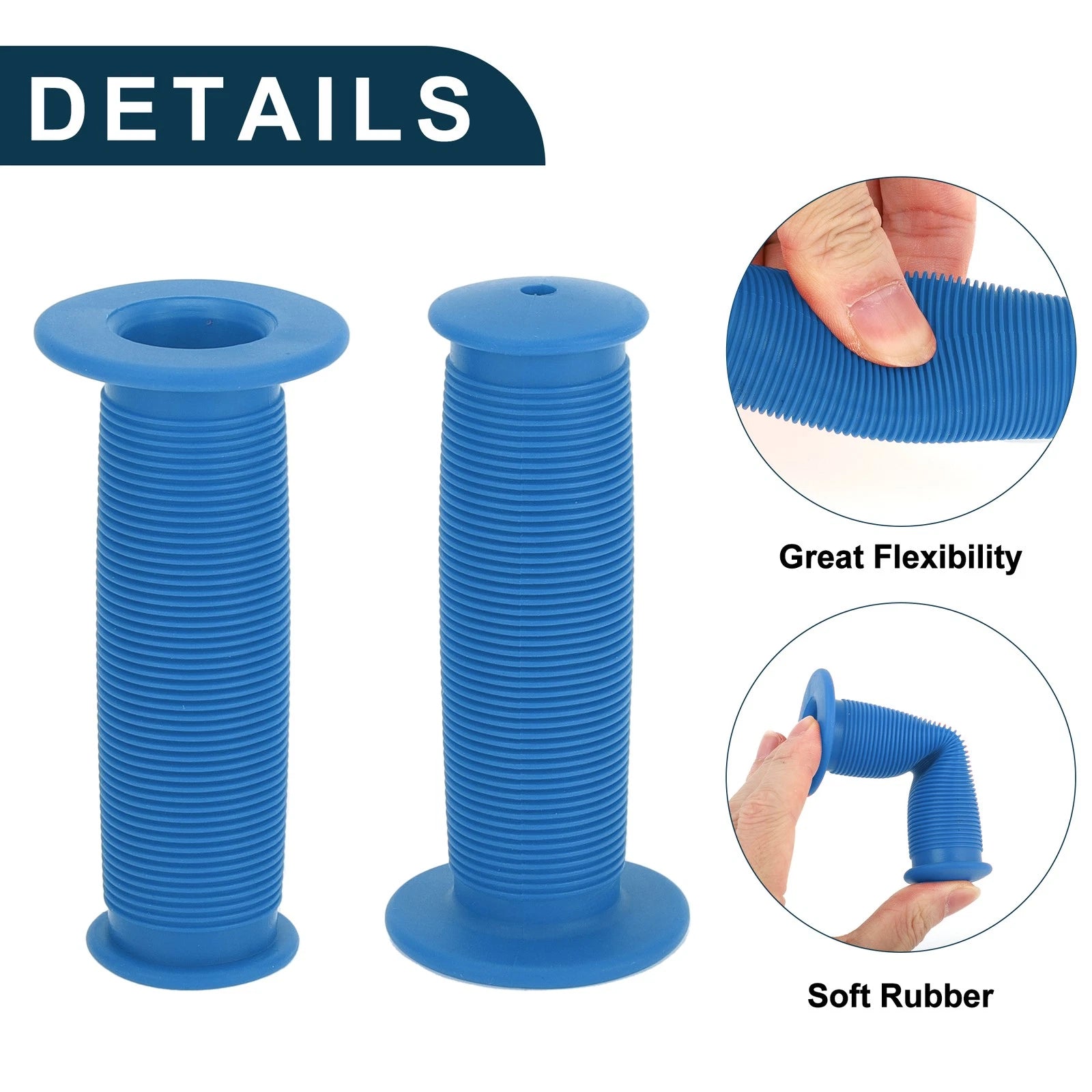 Bike Handlebar Grip Covers 100mm Lightweight MTB End Grips Protector for Universal