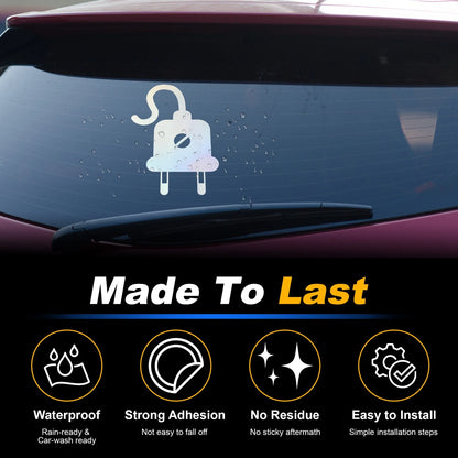 Reflective Bumper Decal for - Colorful Laser Plug