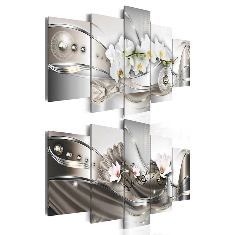 5 Panels Modern Art Painting for Wall Decor (Unframed)