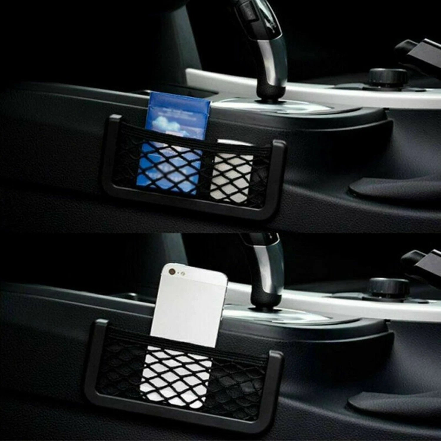 Car Net Bag for - Elastic Side Door Storage Pocket