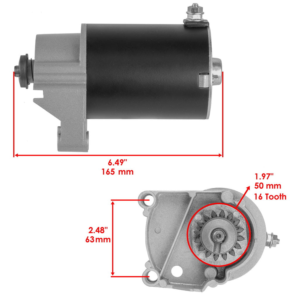 Starter Replacement for Briggs & Stratton 14 (2–Inch Shaft) (2000–2000)