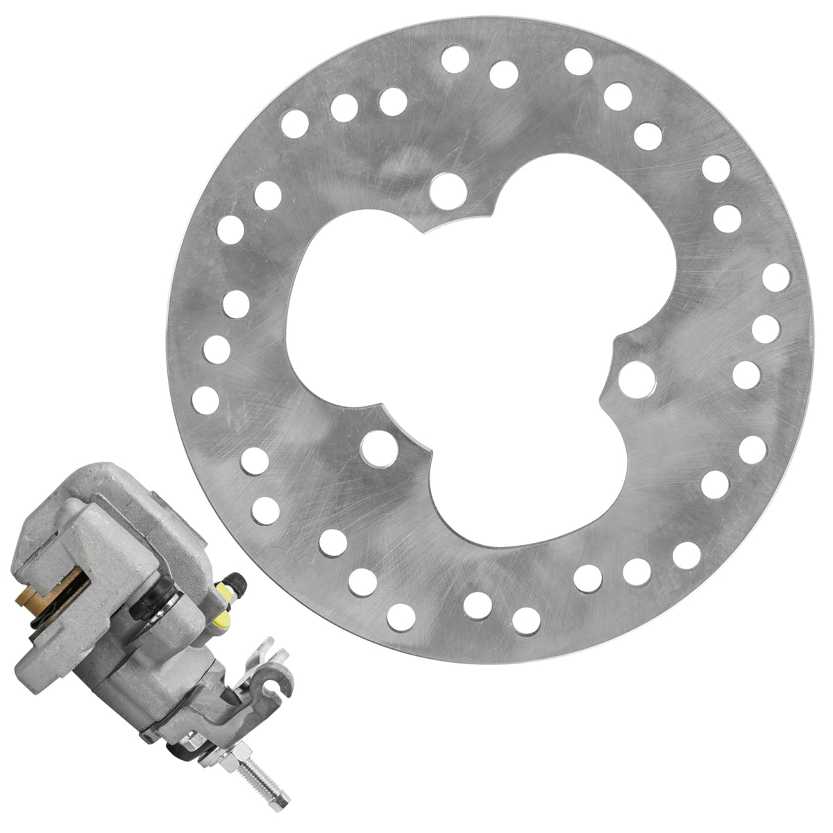 Rear Brake Caliper and Disc Rotor Replacement Kit for Honda TRX450ER (2006–2009)