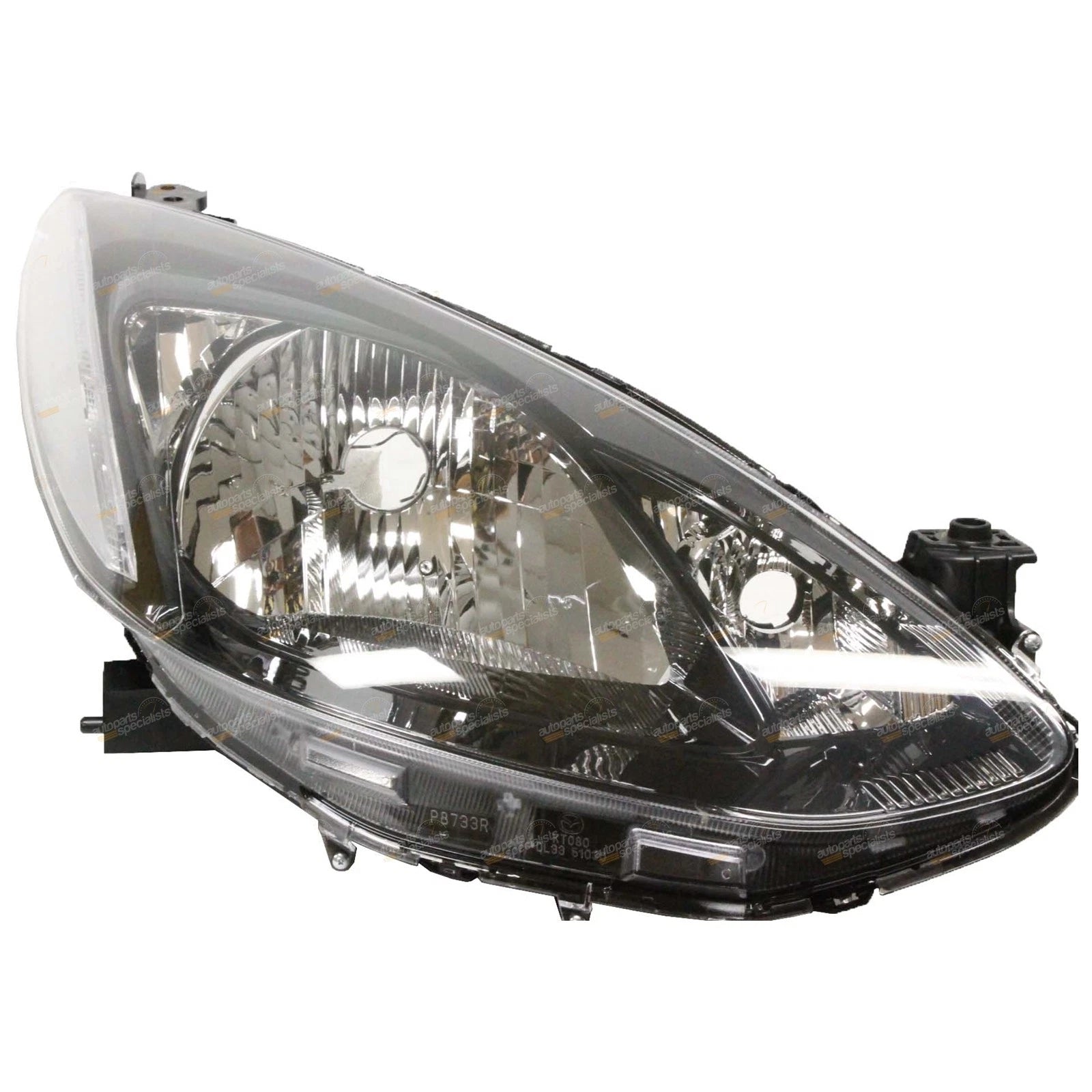 RH Headlight for Mazda 2 DE (2007–2014) DN69-510K0