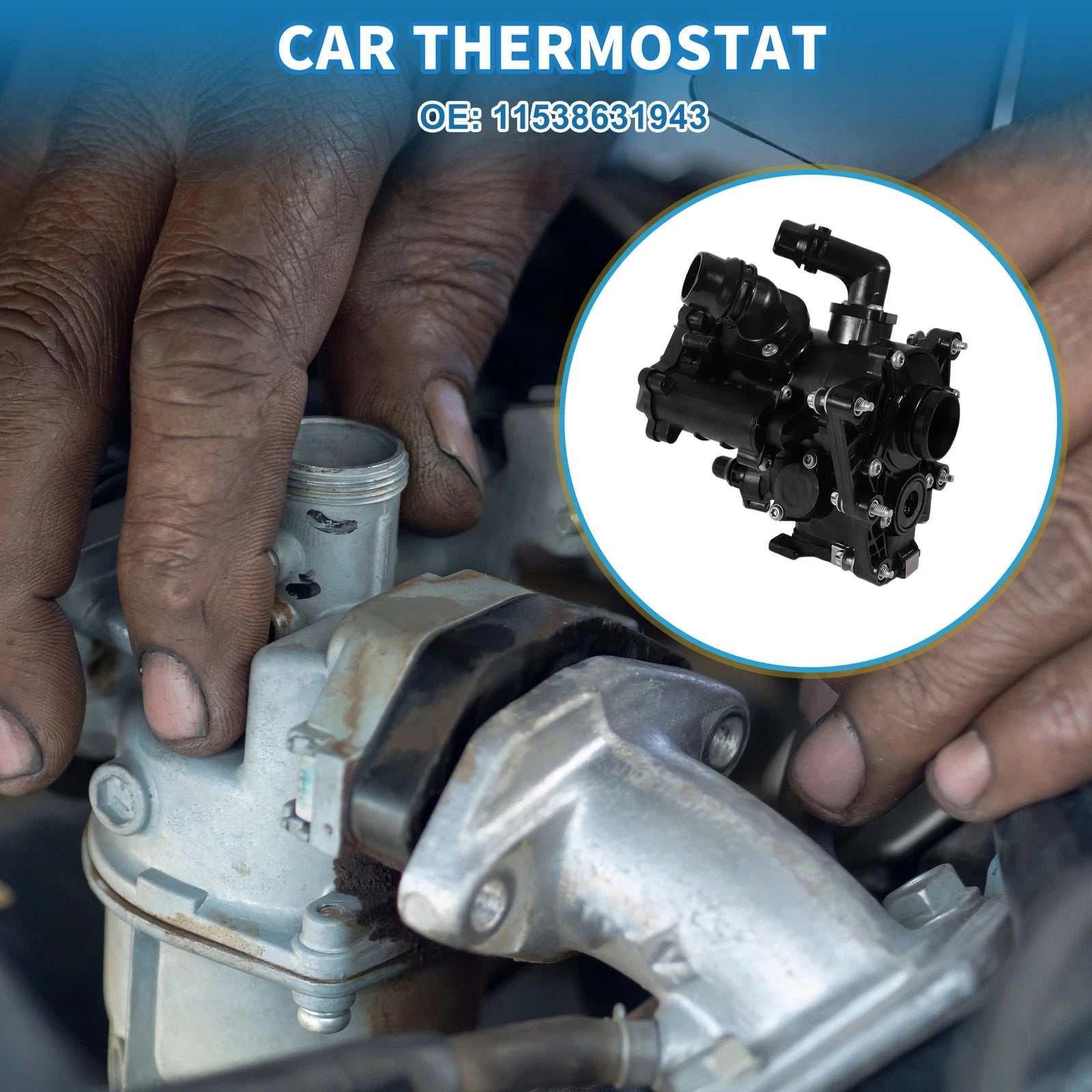 Thermostat Replacement for BMW 120i 125i (2019–2020) Plastic Housing