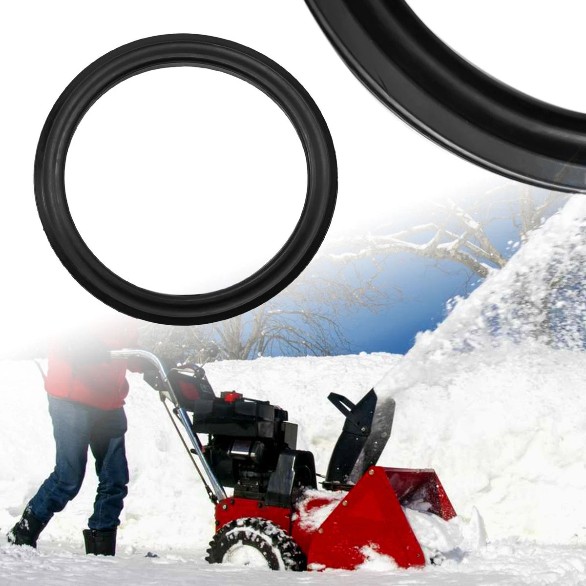Rubber Wheel Seal for OD 4 7/8"
