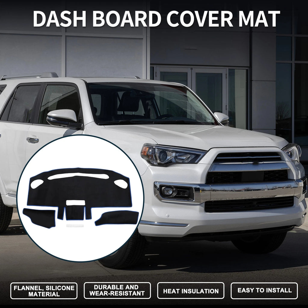 Dashboard Dash Cover Mat for Mazda Flair Wagon MM21 Sun Protector Black Blue Set (2009–2016)