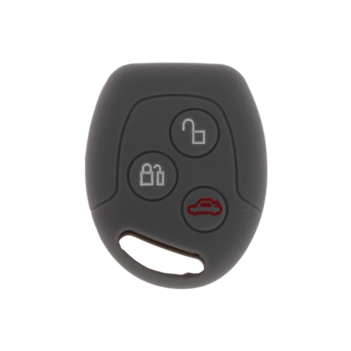Gray Car Key Case for Ford Courier (2016–2023) - 3 Buttons