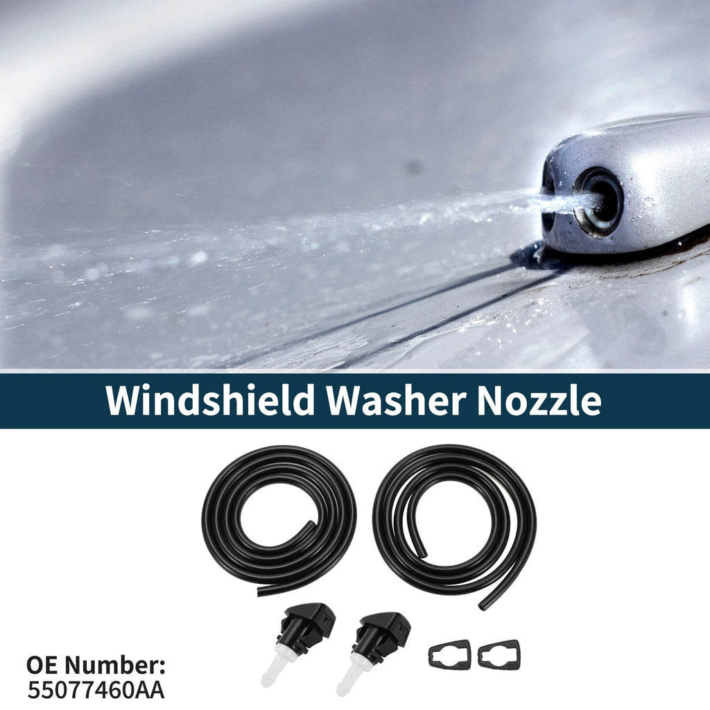 Windshield Washer Nozzle With Fluid Hose for Dodge Grand Caravan (2005–2020)