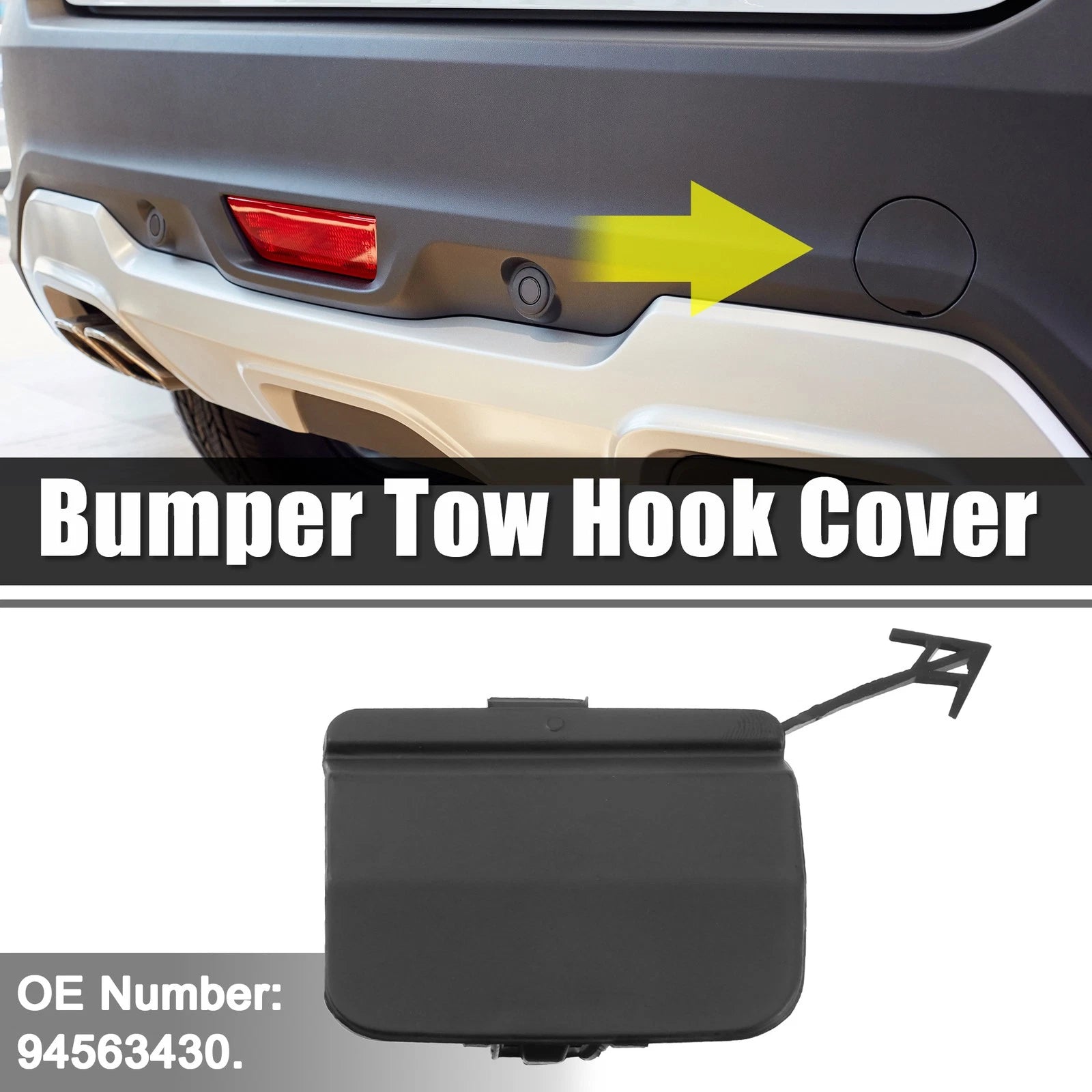 Rear Bumper Tow Hook Cover Replacement for Chevrolet Cruze (2011–2019)