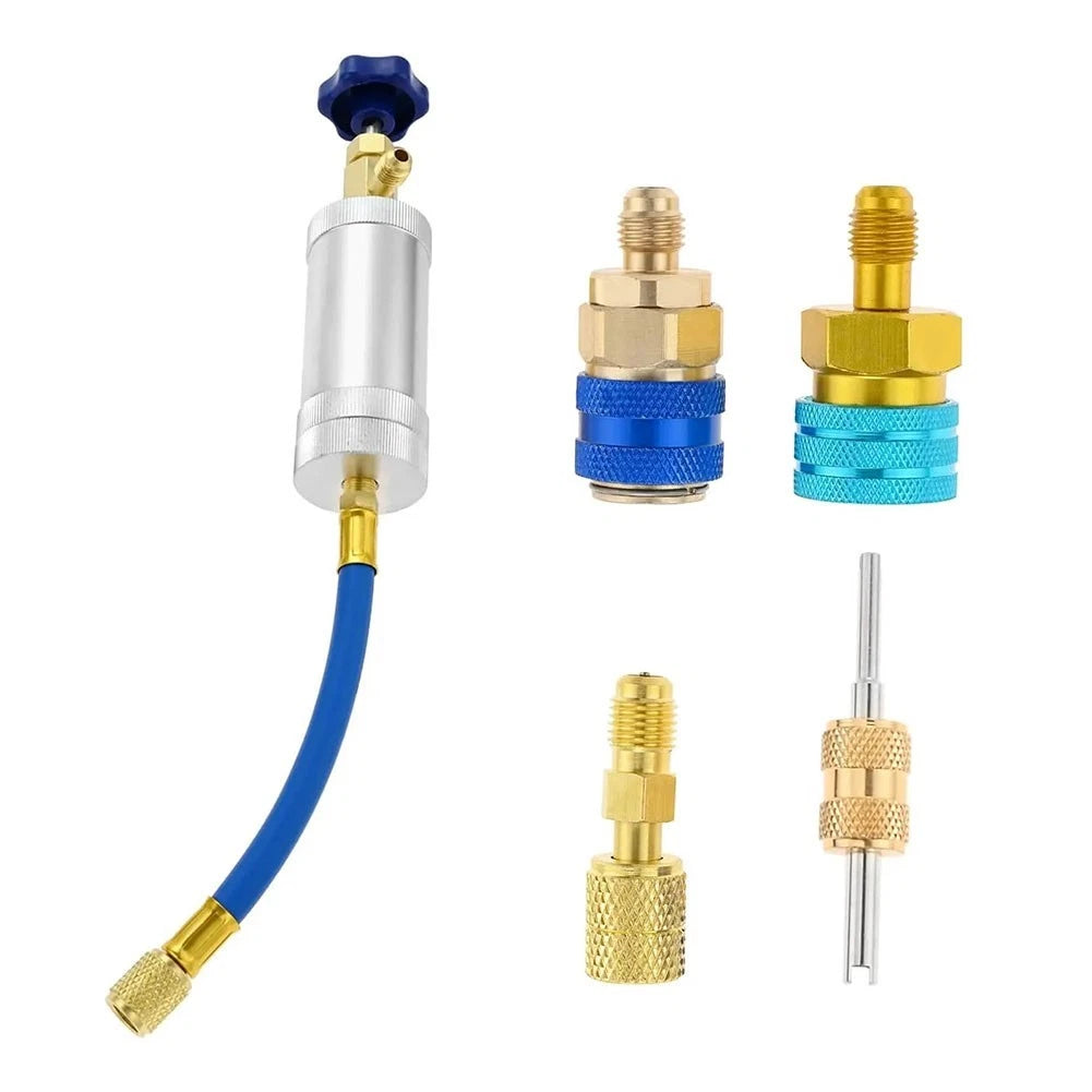 HVAC Oil Injector Kit for R1234YF R134A R410 Systems (2015–2023)