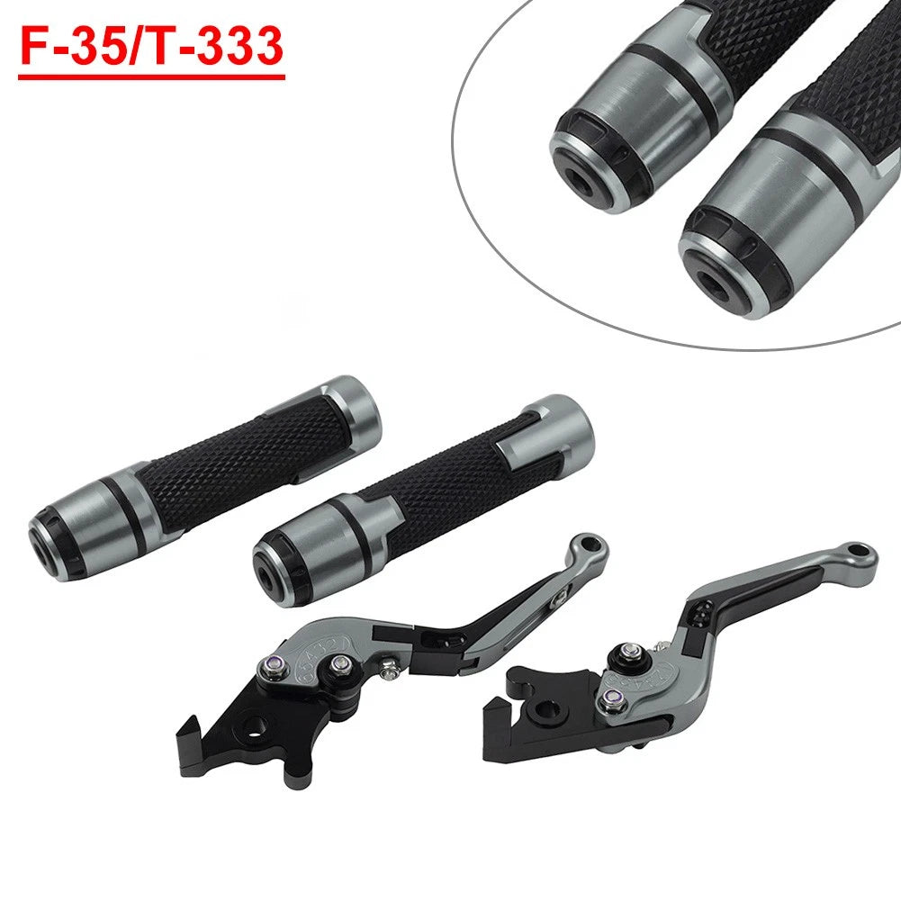 Folding Extendable Brake Clutch Levers Grip Set for Triumph Speed Triple