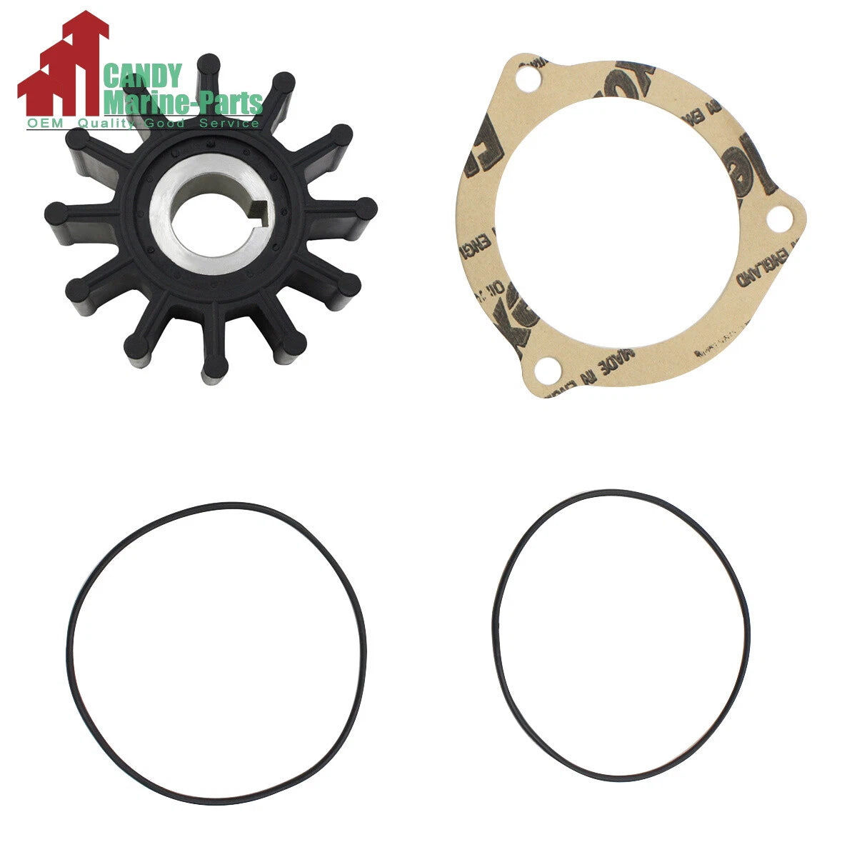 Flexible Impeller for Sherwood 9000K (Kohler 229826, 500165, 302875)